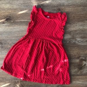 H&M Red Polka Dot Dress